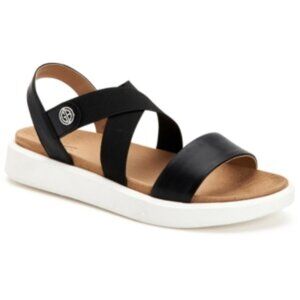 279) Giani Bernini Crisscross Straps Cushioned Comfort size 6.5